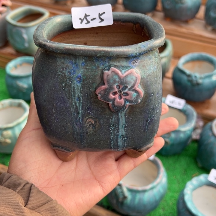 25-5花盆小鹿园艺