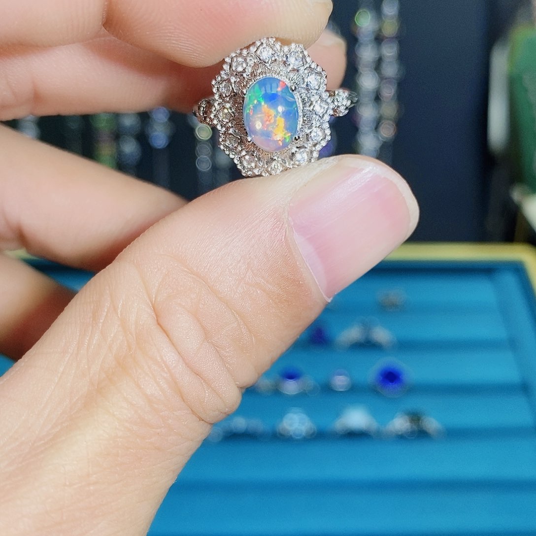 紫晶珠宝半成品银S925镶嵌