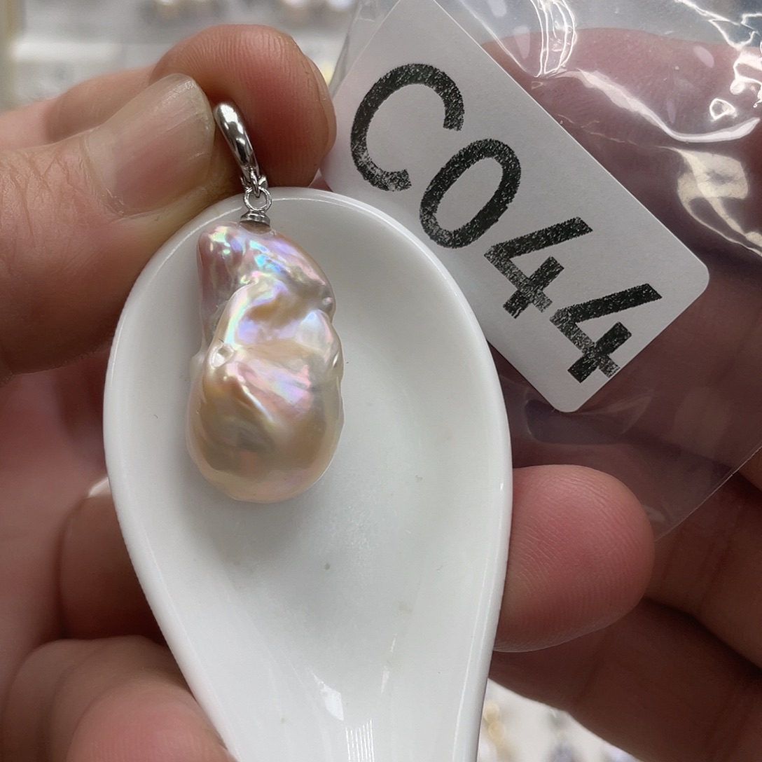 淡水珍珠颈饰银S925镶嵌