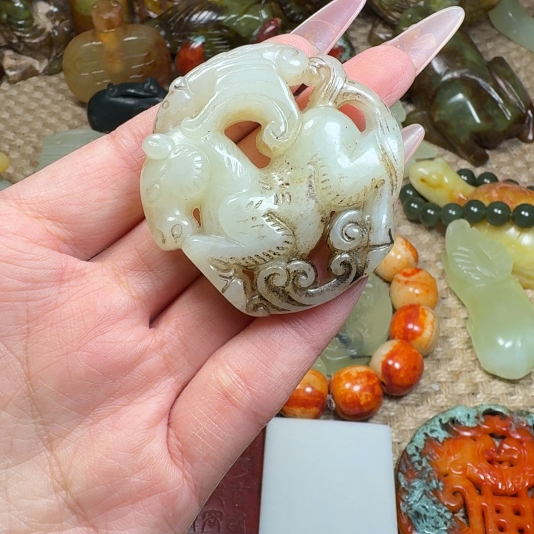 吊坠白玉菩提挂件