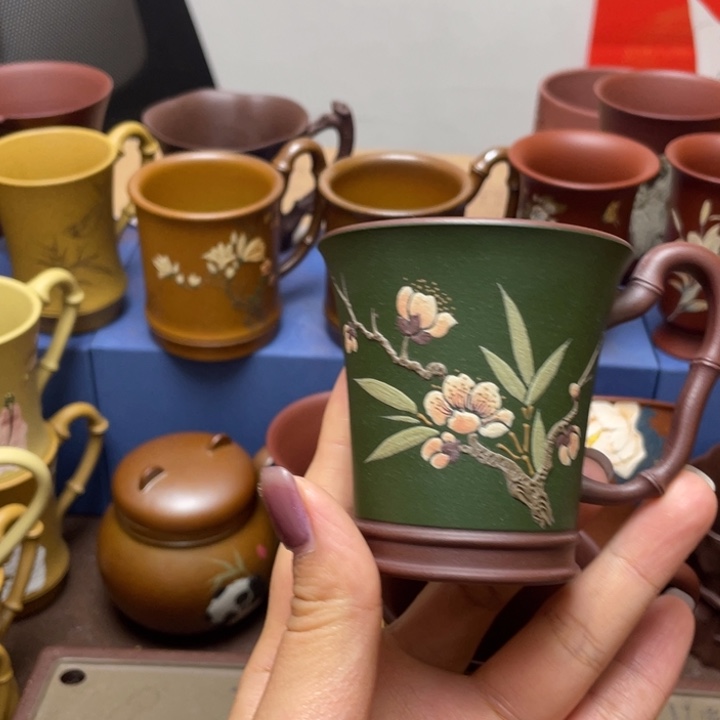 紫砂茶杯紫砂主人杯