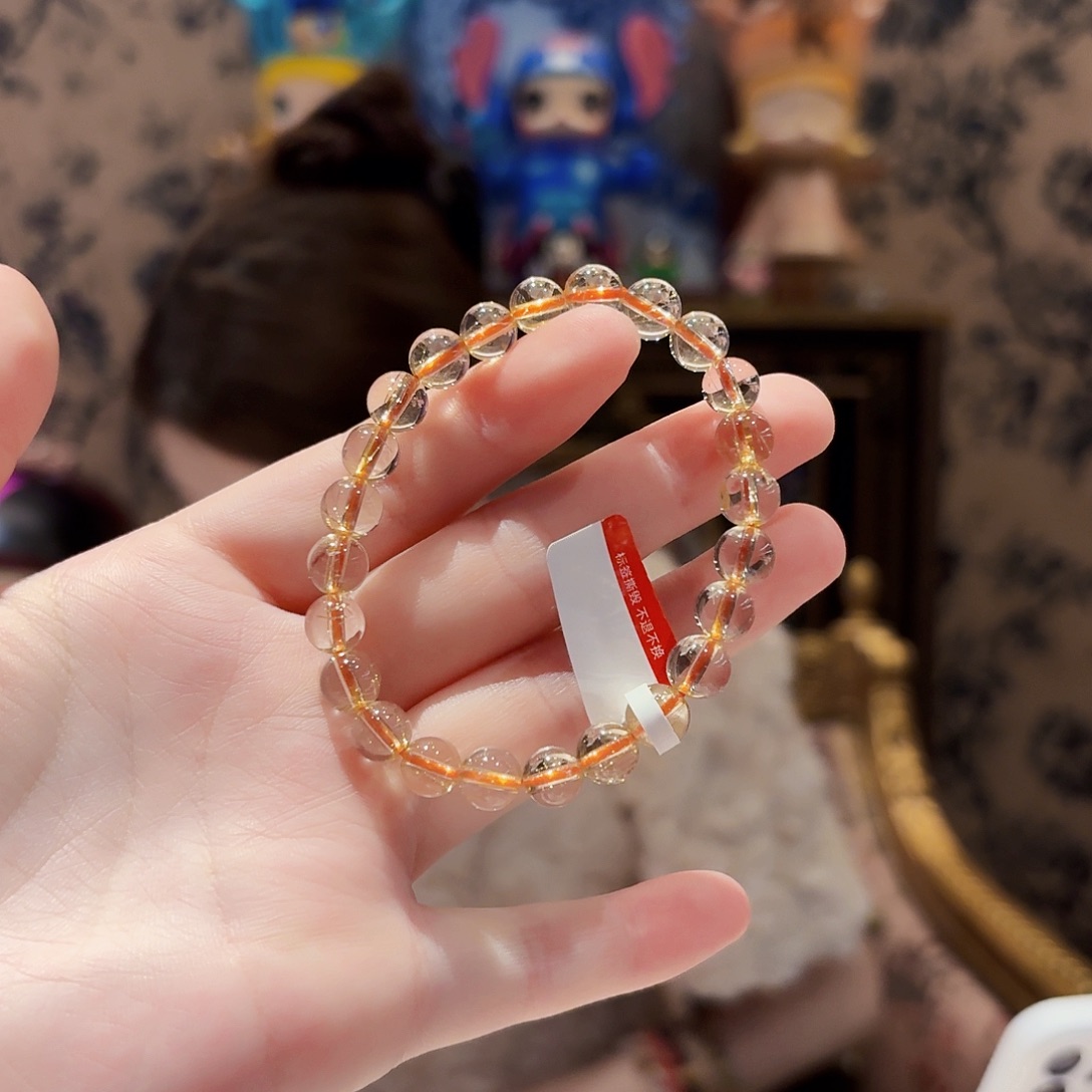 水晶手链未镶嵌多样性发其一