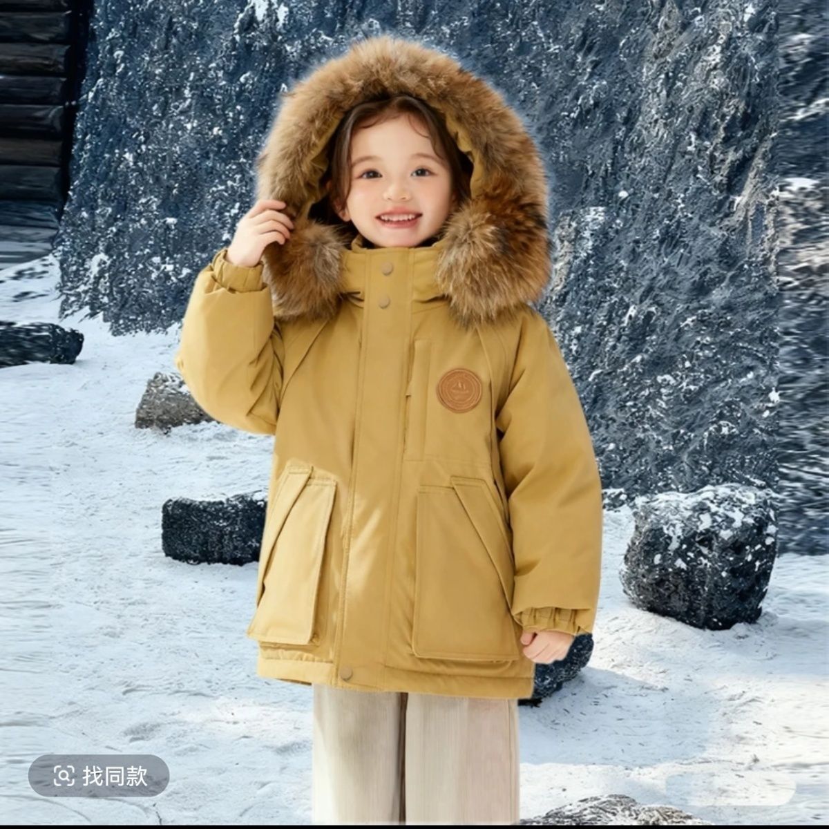 2026女童棉服冬季派克服外套加绒加厚新款儿童冬季女宝宝棉衣外套