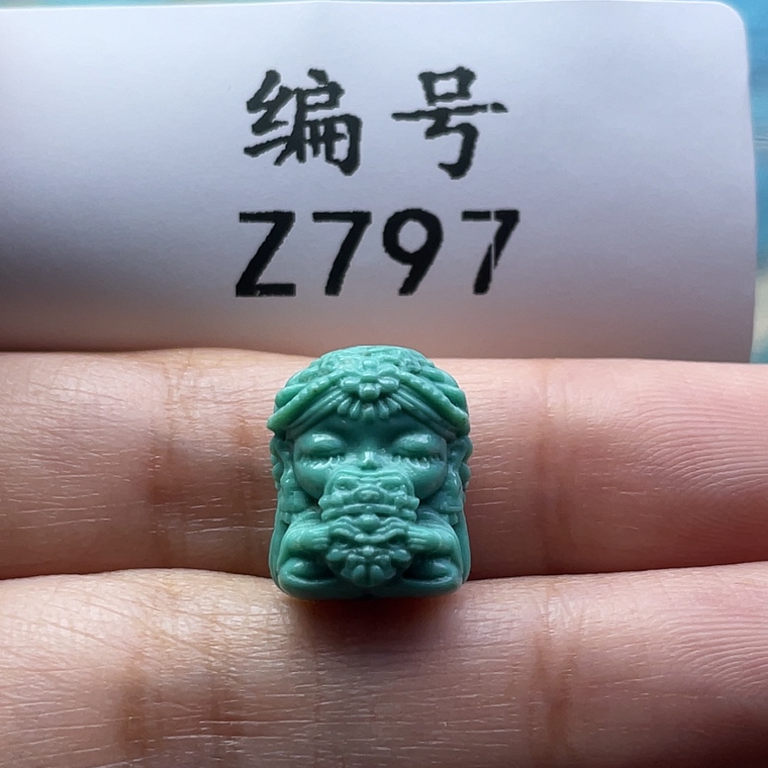 绿松石未镶嵌颈饰