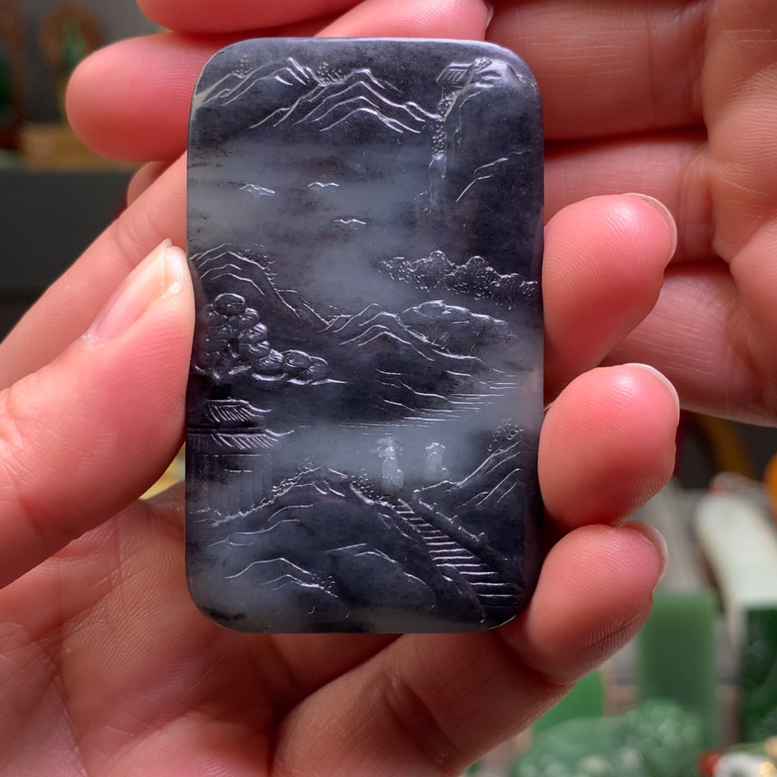 和田玉吊坠未镶嵌