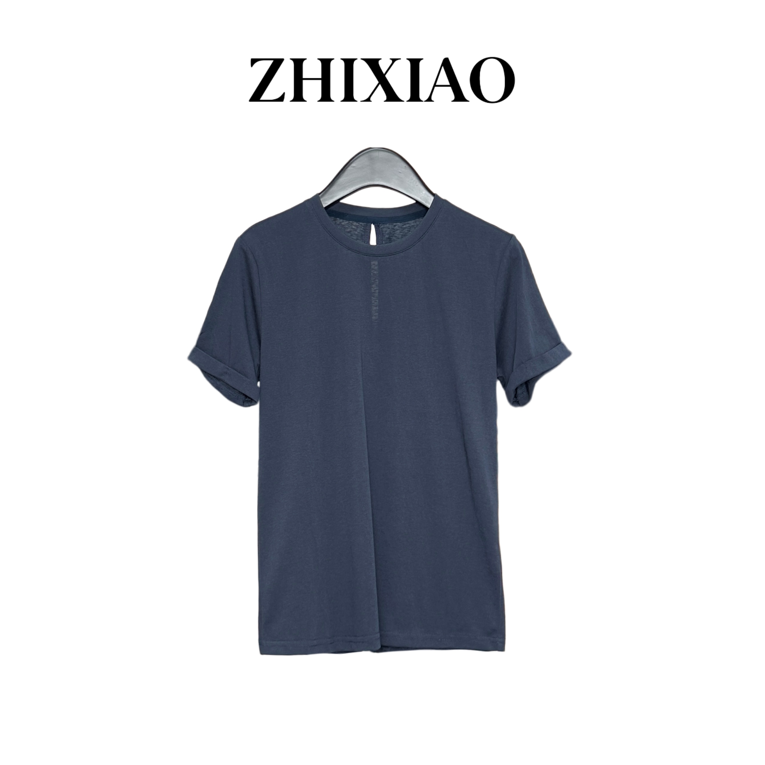 【ZHIXIAO】夏季新款：后背扭结短袖上衣66561