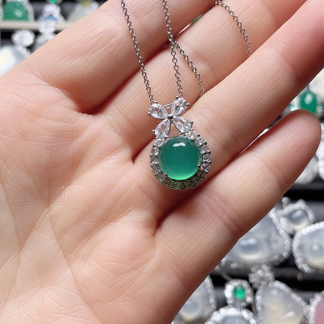 玛瑙/玉髓挂件合金