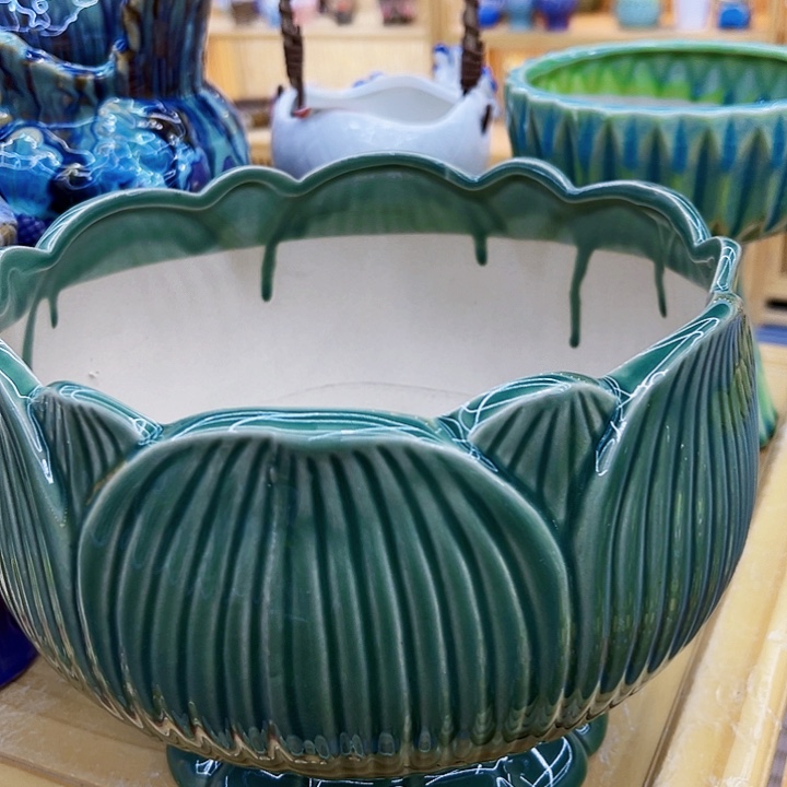 有孔.多肉陶瓷花盆！