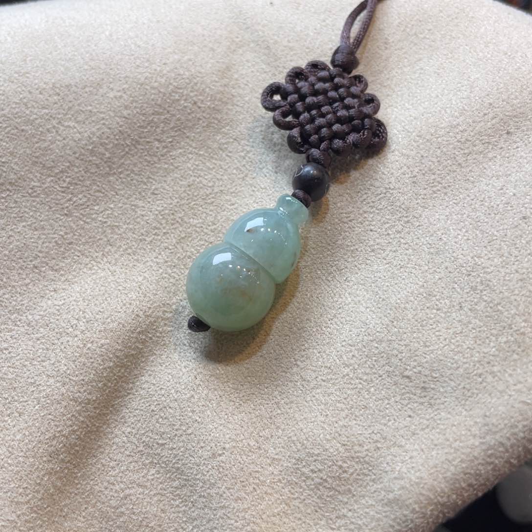 吊坠(不含链)未镶嵌翡翠立体葫芦包包挂件