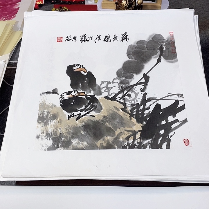 国画张圣敏先生纯手绘作品