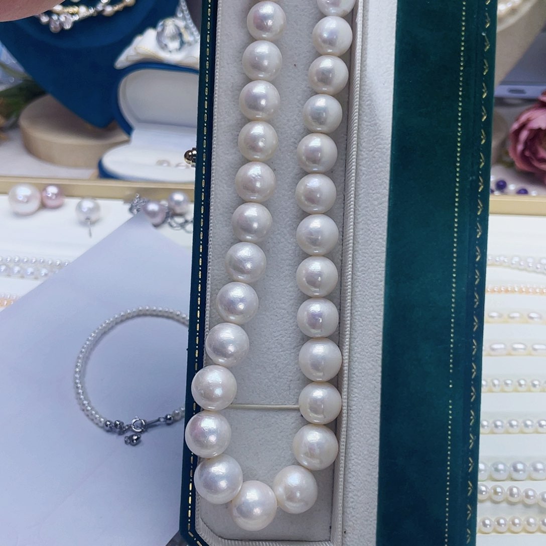 淡水珍珠颈饰银S925镶嵌