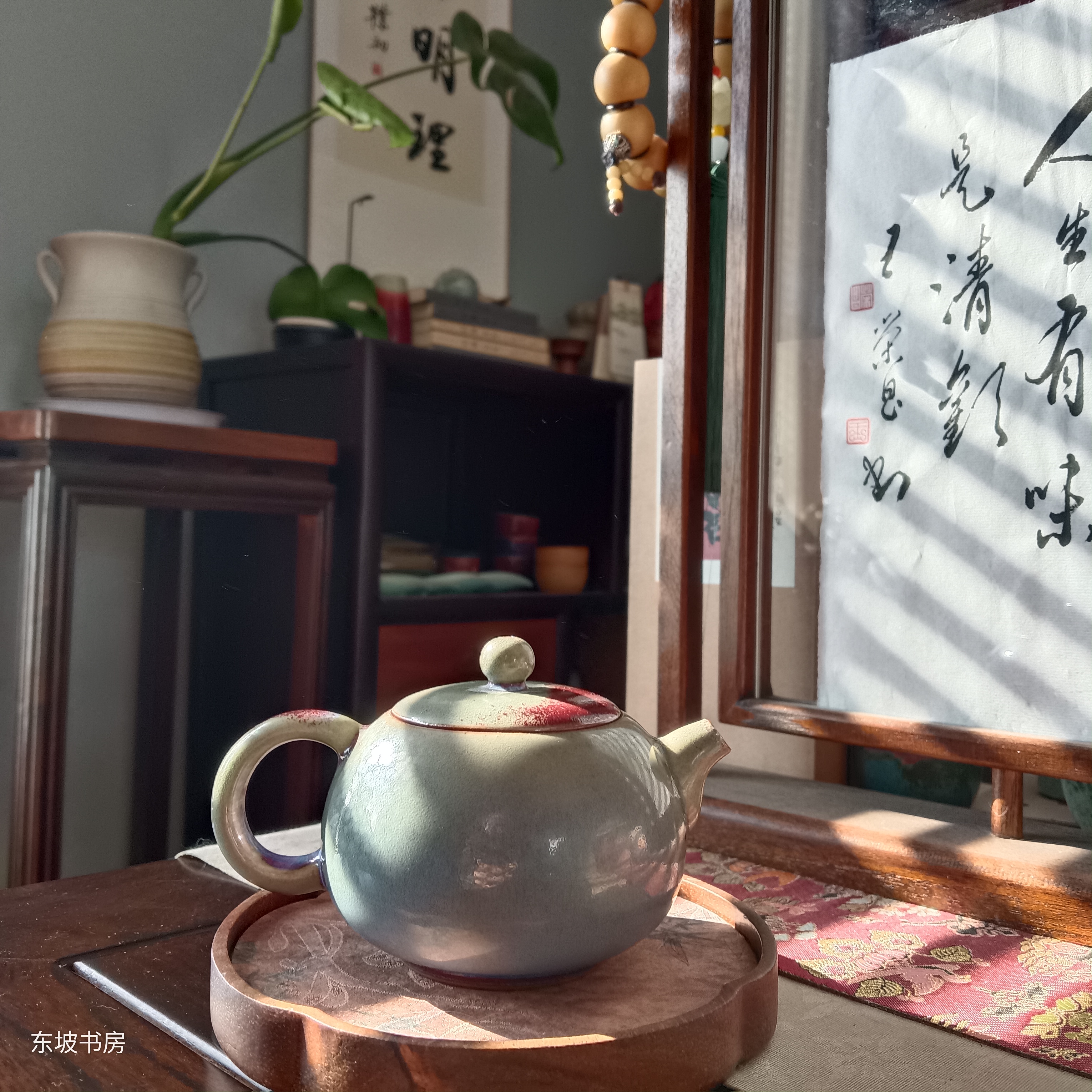 东坡西施原矿钧瓷纯手工200cc