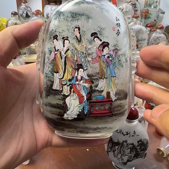 云***鼻烟壶内画工艺品包邮