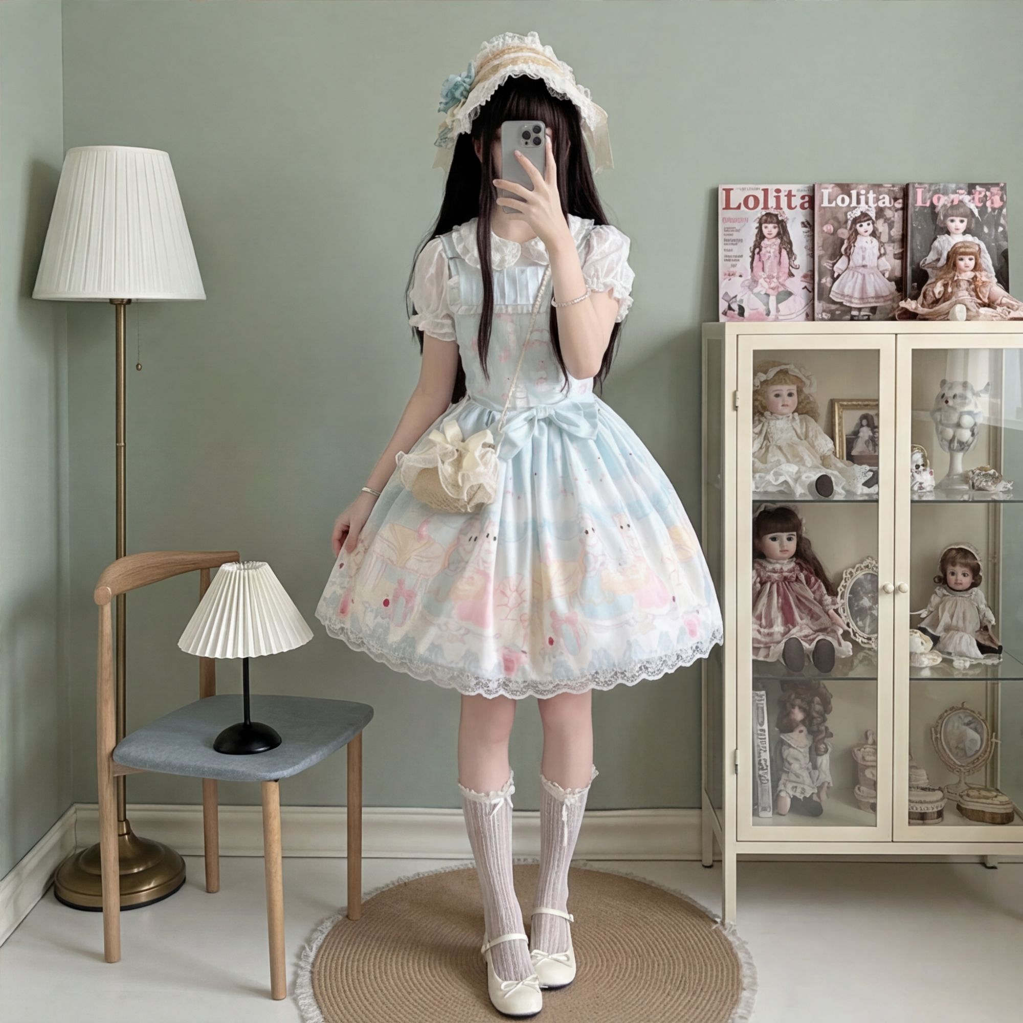 lolita裙jsk背带洛丽塔萝莉大童中考礼物送给孩子仪式感