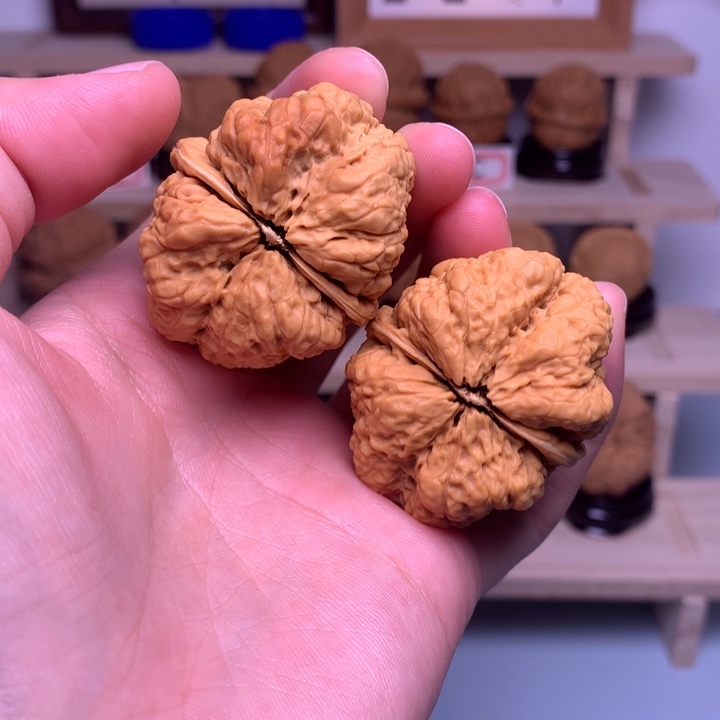 把件文玩核桃2蝴蝶蟾42尺