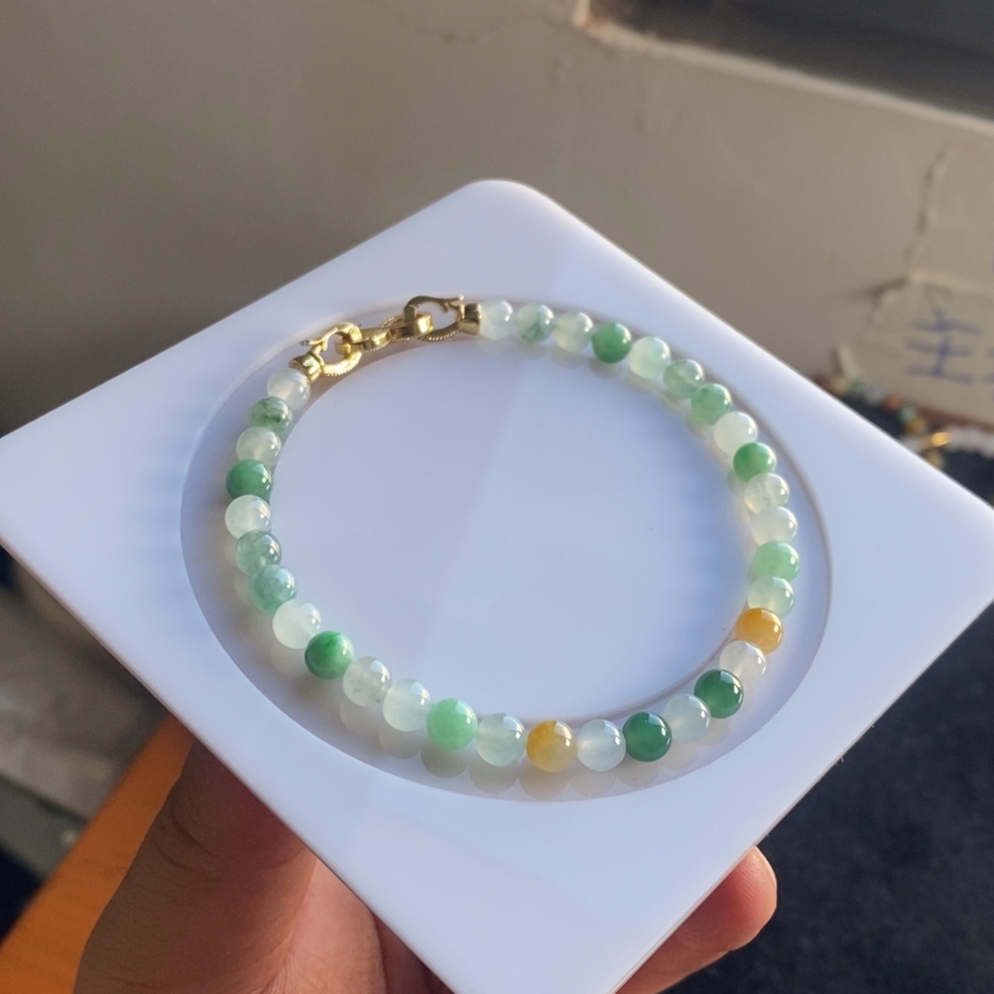 定制翡翠未镶嵌20 缅甸翡翠A货卡5.7