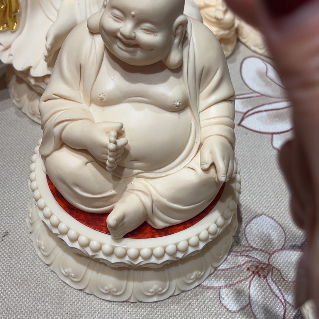 树脂制品提珠加大莲花底座