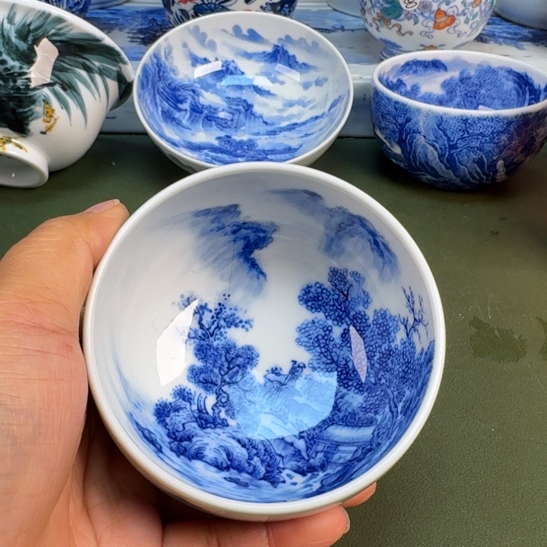 陶景德镇纯手绘茶具圆圆209