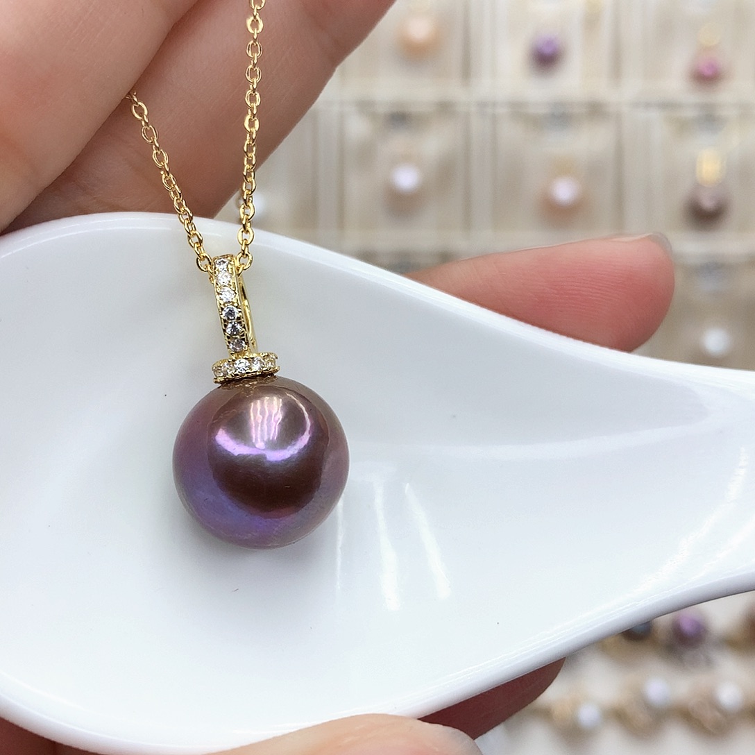 淡水珍珠颈饰合金