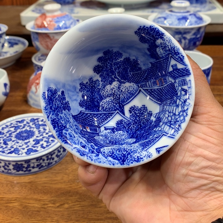 国家一级美术师刘贤涛老师青花