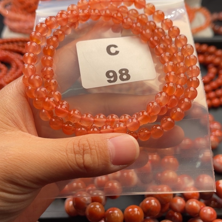 南红玛瑙未镶嵌多样性发货默认微瑕称重6mm