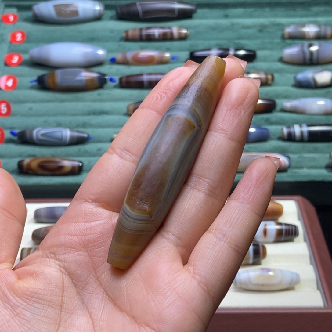 萌***奇玛瑙/玉髓未镶嵌颈饰