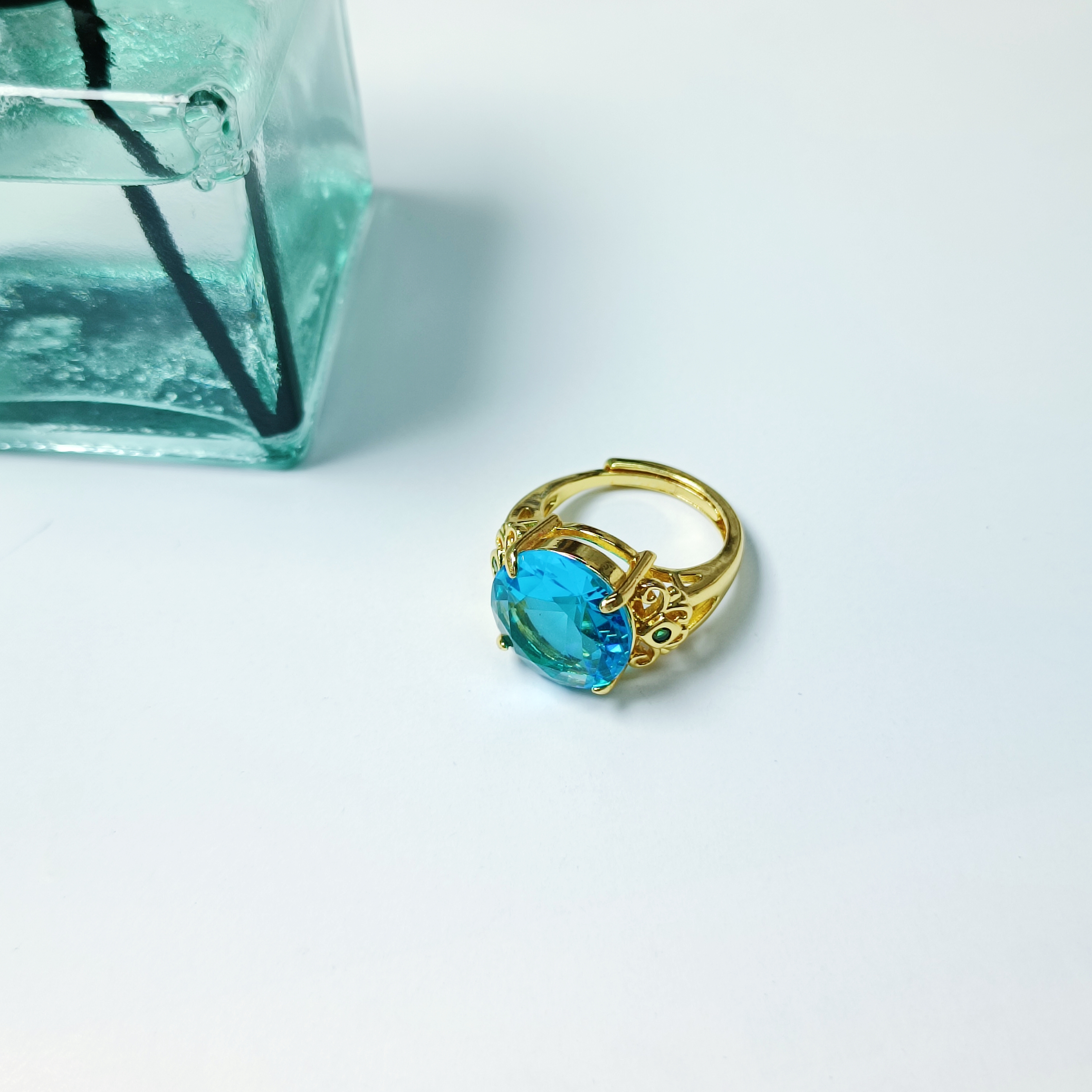 蓝宝石*WWH287精美时尚百搭男女同款戒指