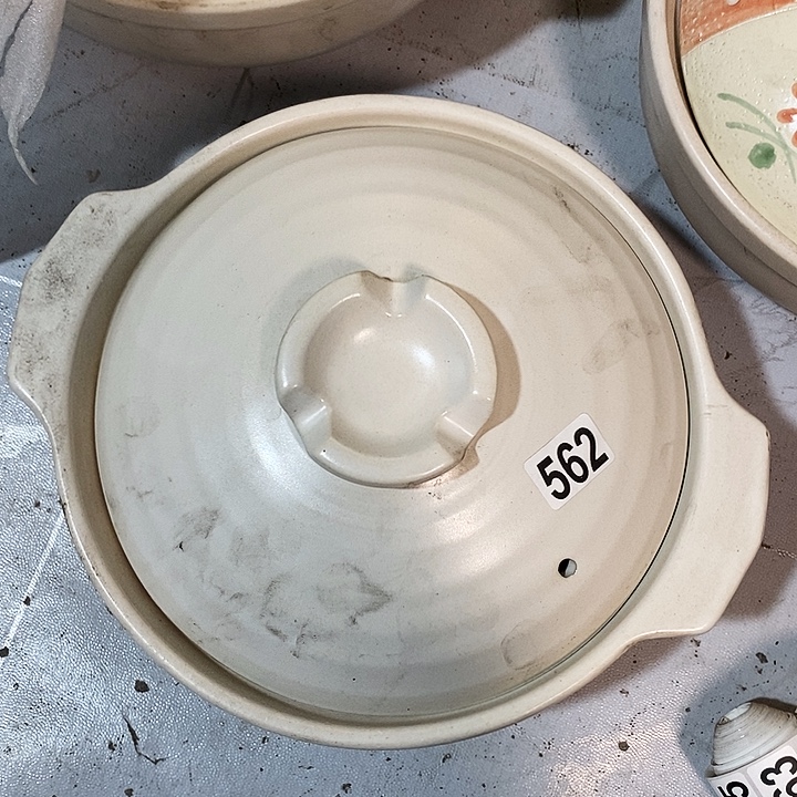 瓷片磁州窑可干烧砂锅口径24厘米高度9厘米