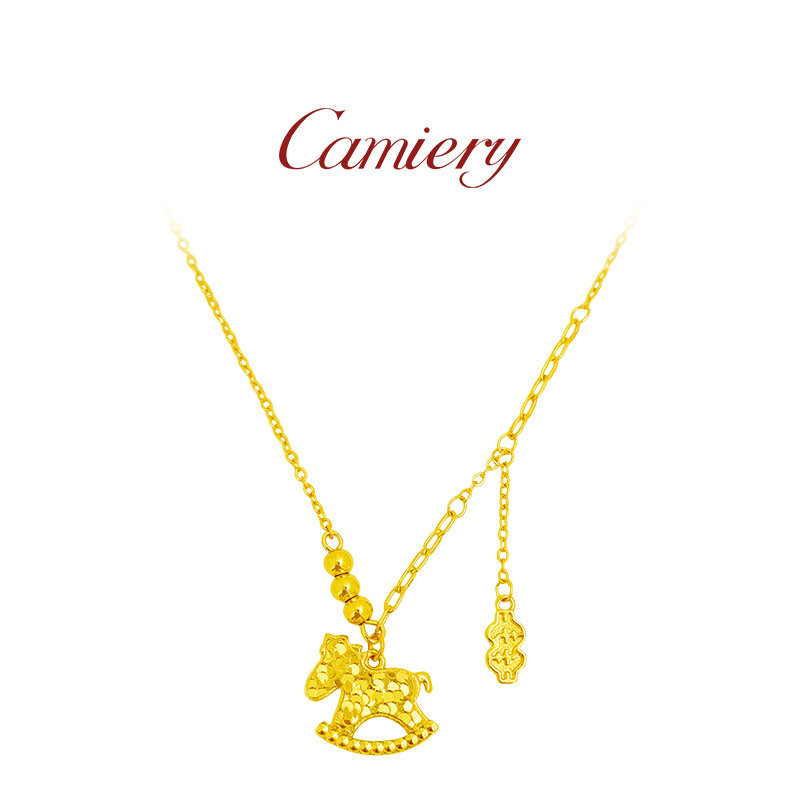 CAMIERY/卡美瑞 气质百搭轻奢时尚碎冰冰马上有钱项链