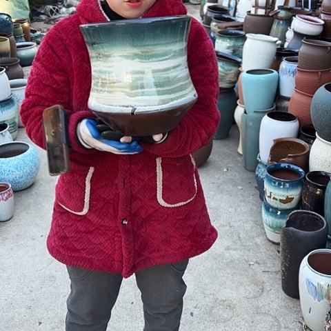 24口24高瑕疵盆子 