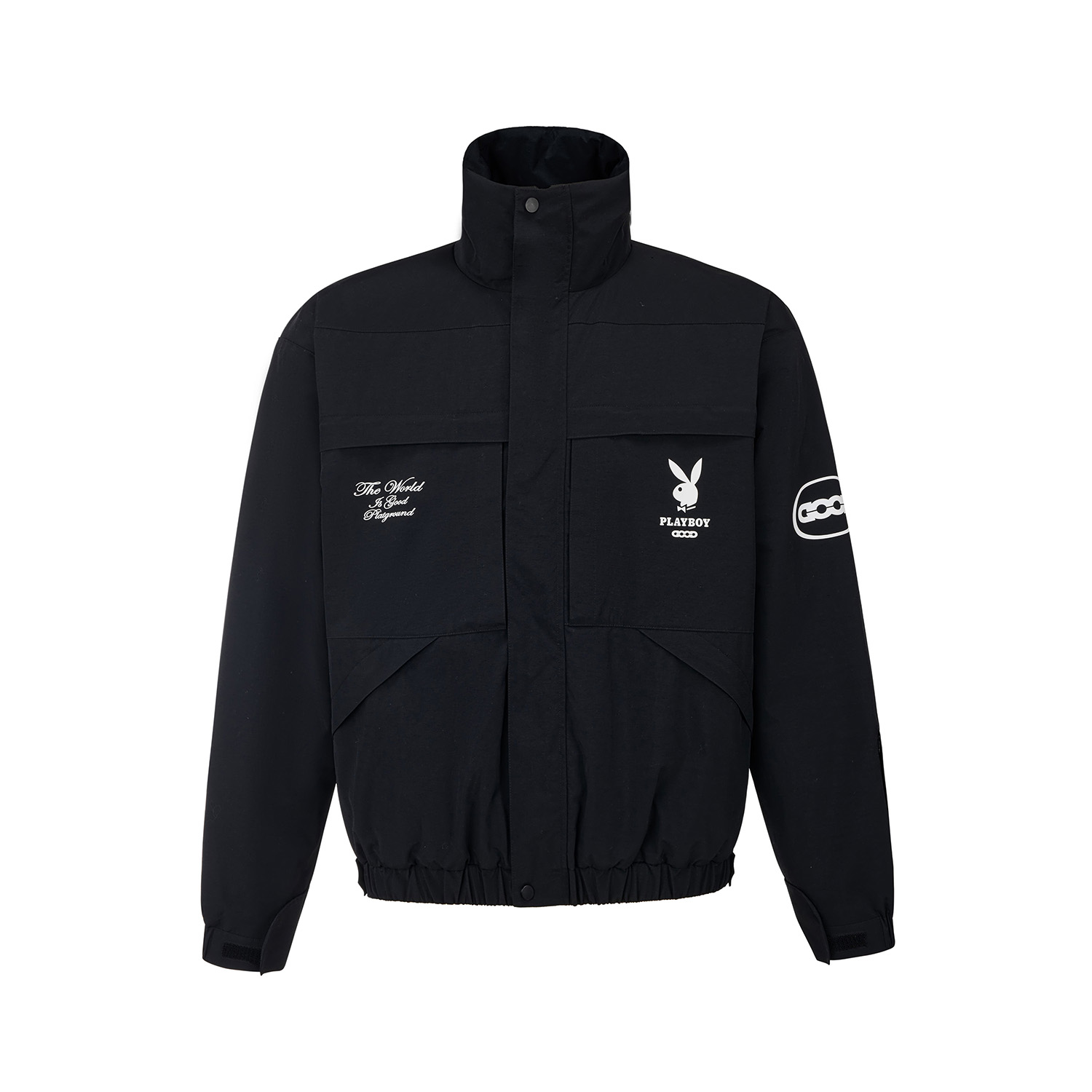 GB-GOODBRAND x PLAYBOY 2025FW LOGO轻奢时尚美式复古棉服