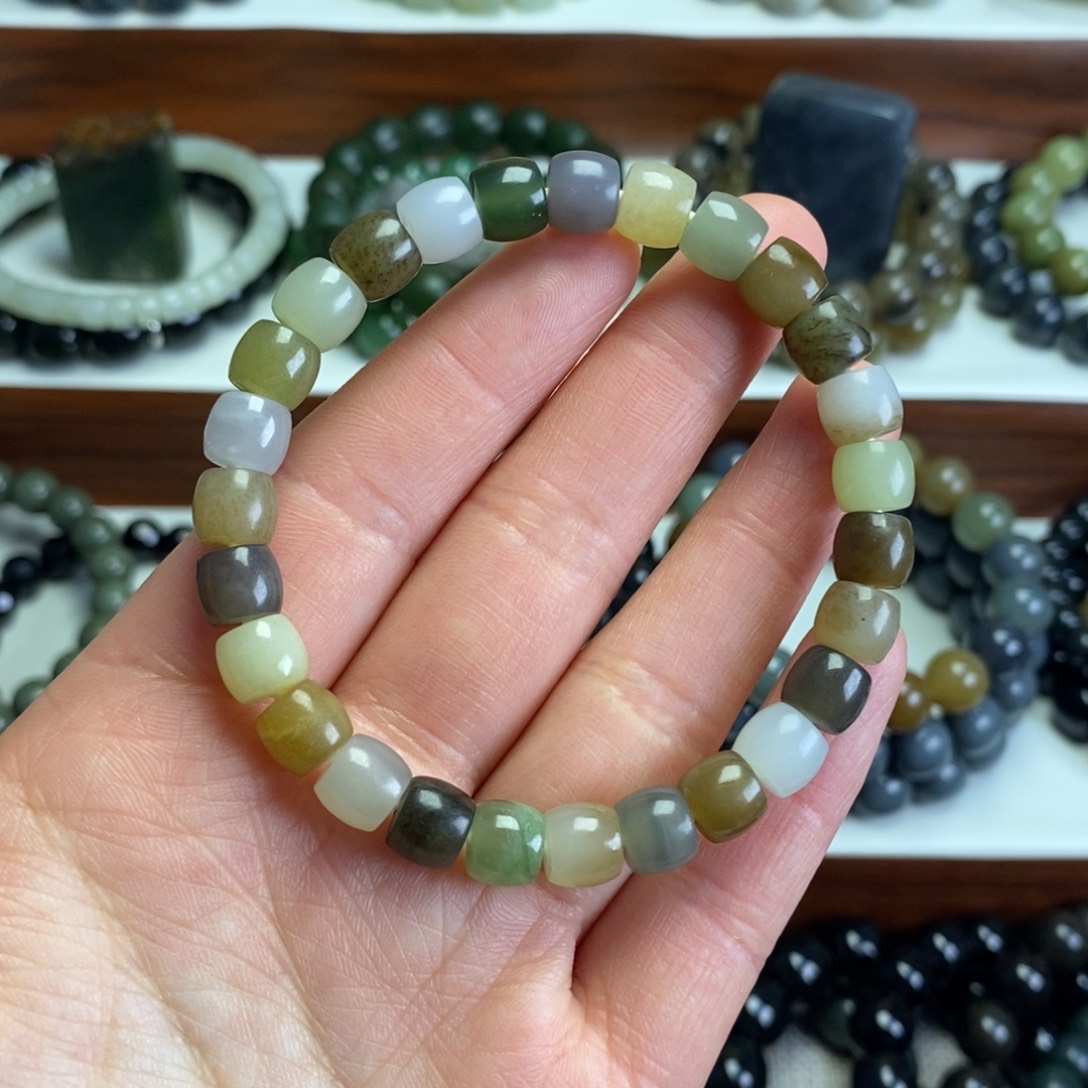 和田玉未镶嵌手串