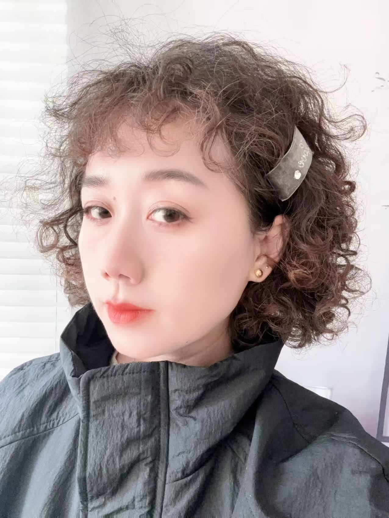 韩国时尚丝绒LOVE 家倒插梳A143