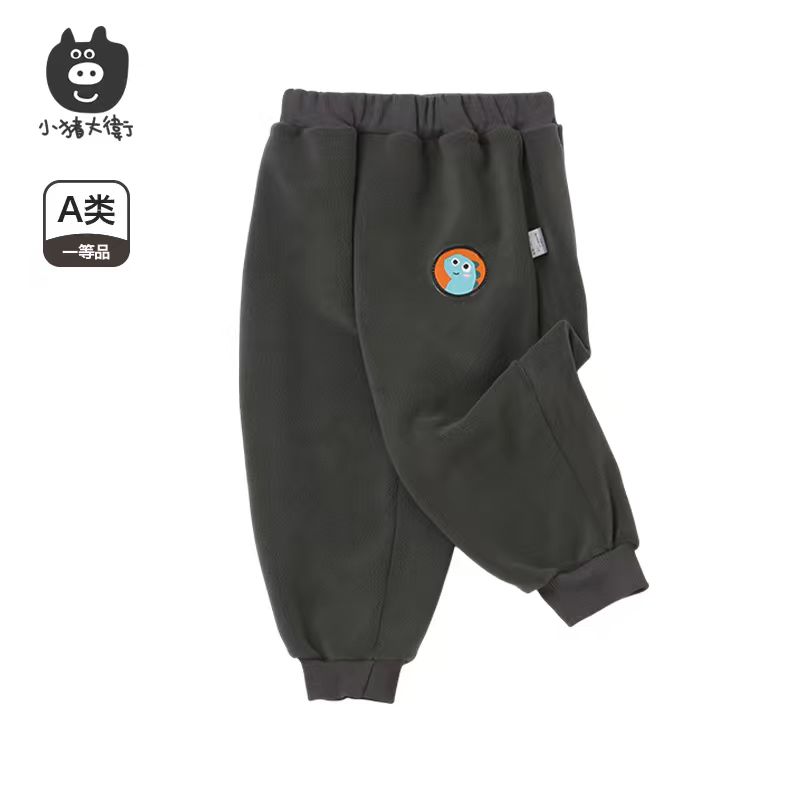 儿童秋冬加绒奥粒绒卫裤423D08