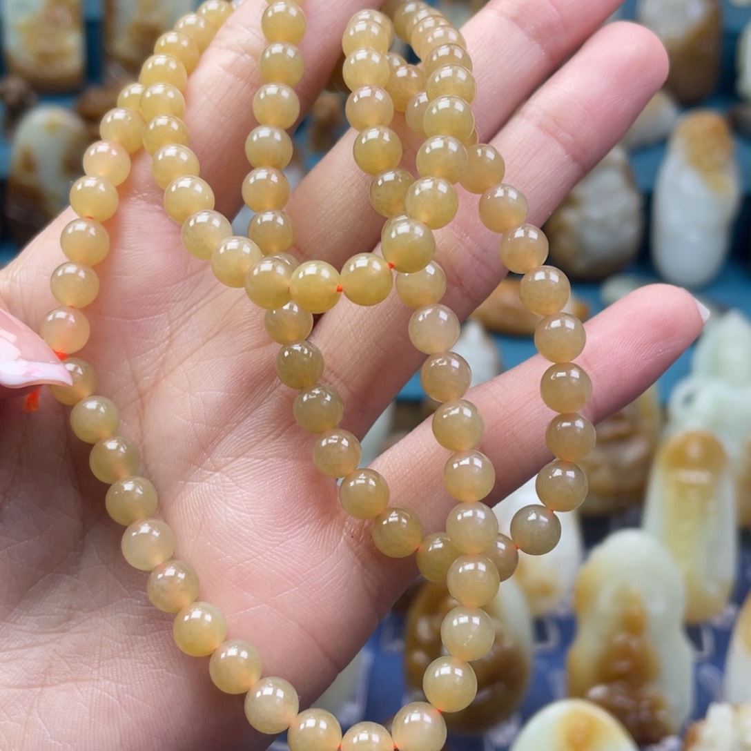 和田玉颈饰未镶嵌兵*宠