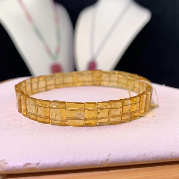 双色碧玺手链未镶嵌