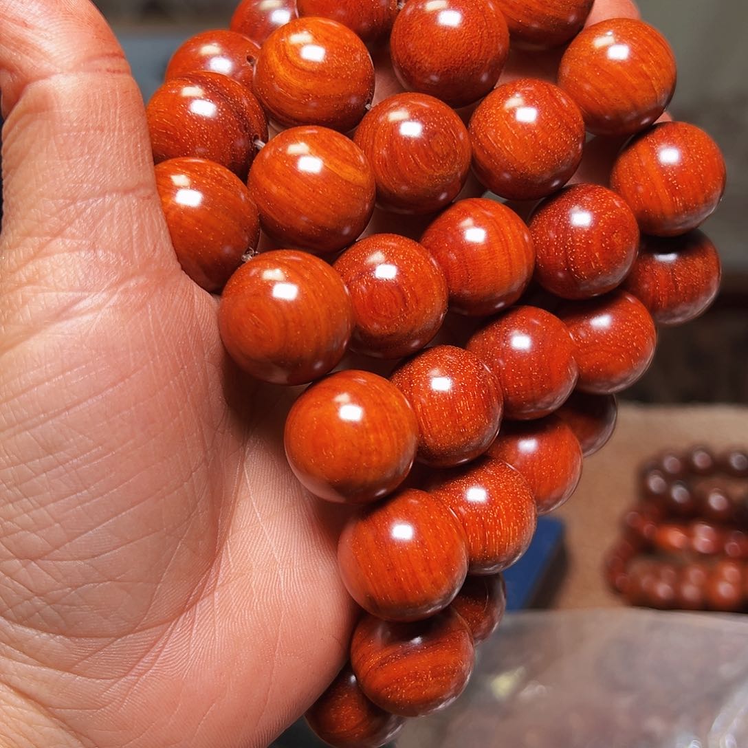 檀香紫檀（小叶紫檀）手串E**c定制加工费