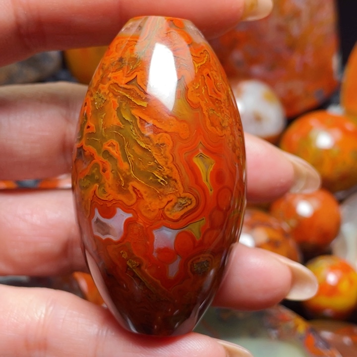 玛瑙/玉髓战国红玛瑙挂件未镶嵌無*彡