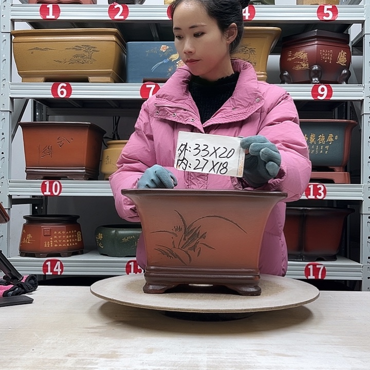 紫砂花盆紫砂花盆