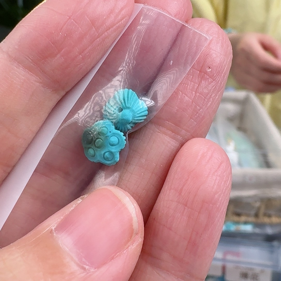 绿松石珠宝奇石未镶嵌