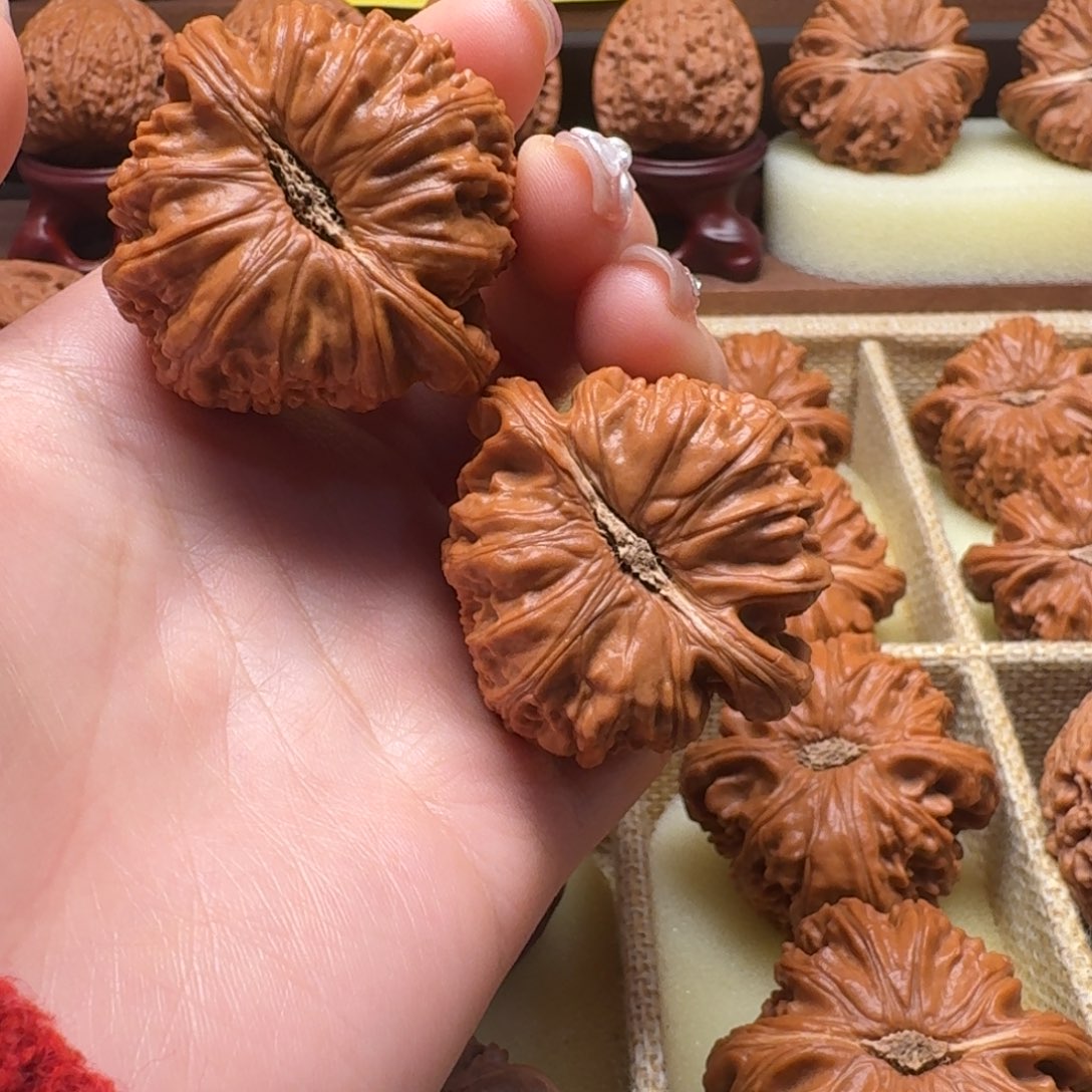 文玩核桃吊坠42.5白狮子