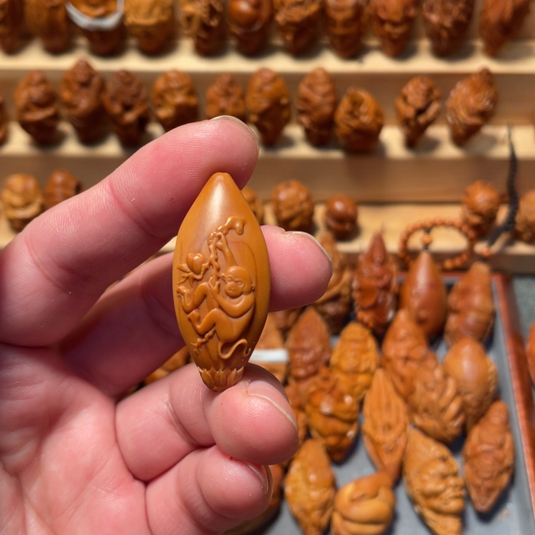 橄榄核手串/手链猴守护如来