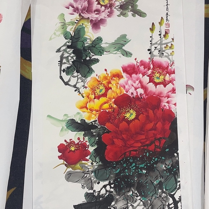 国画老师手绘作品