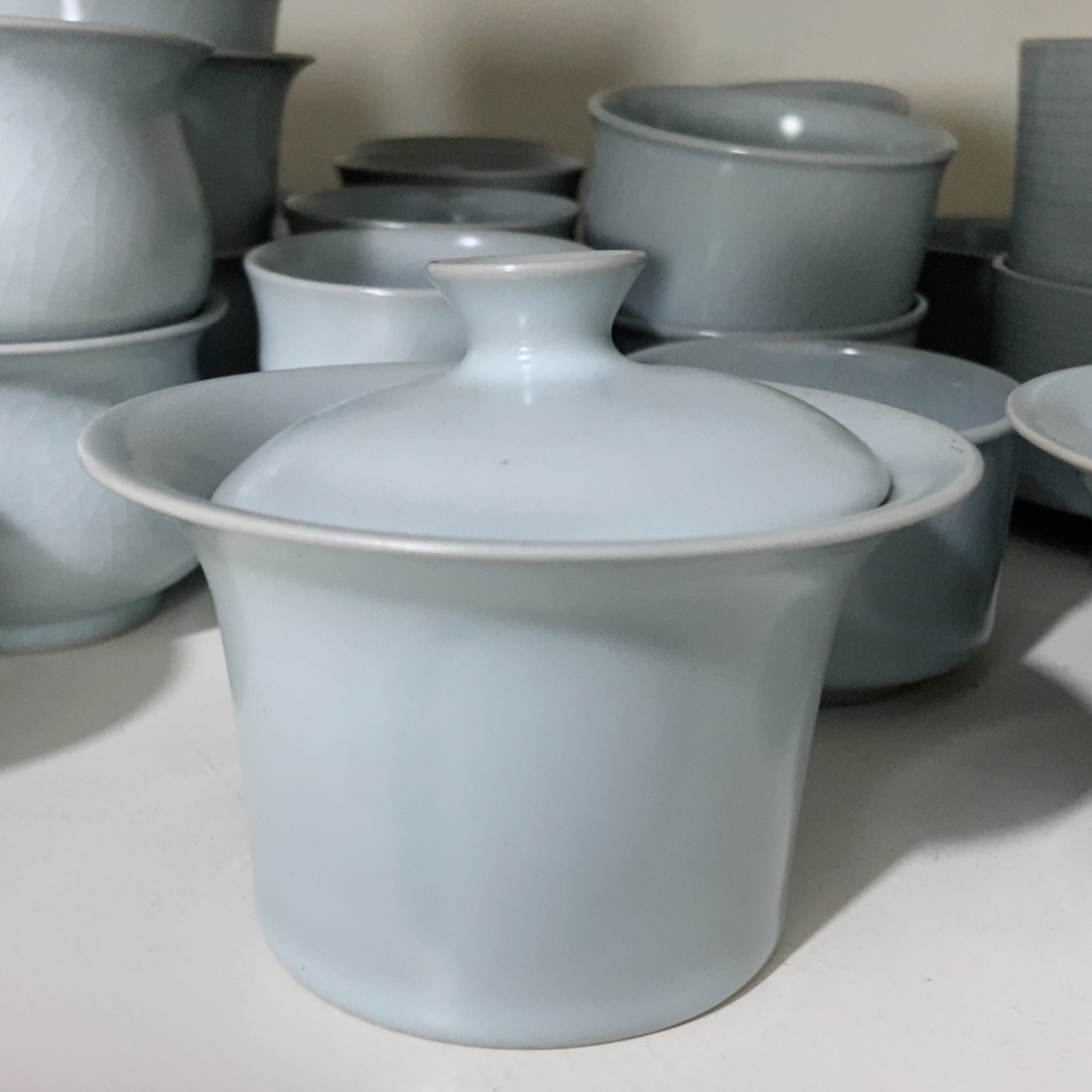 原产地原矿汝瓷～盖碗