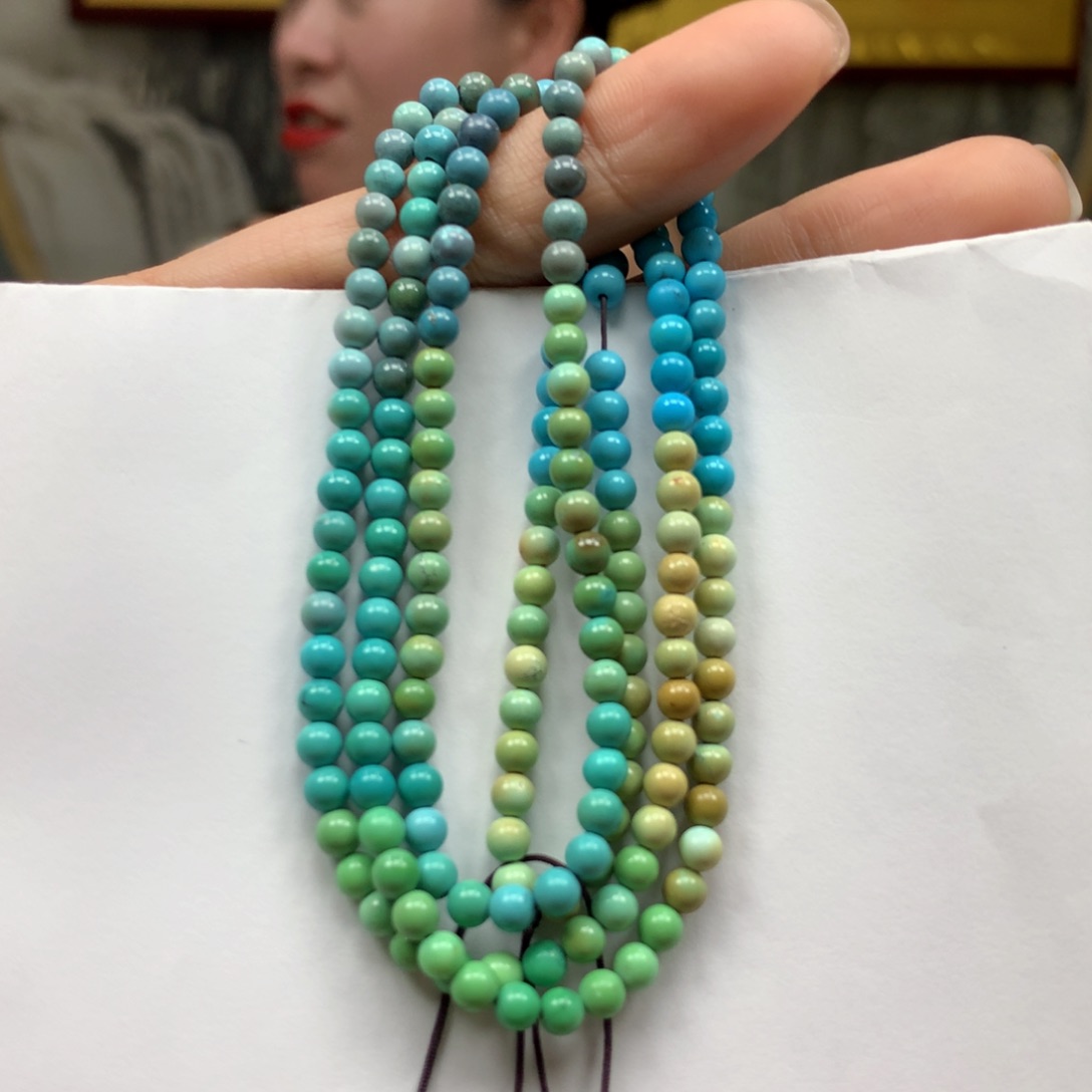 绿松石长链未镶嵌