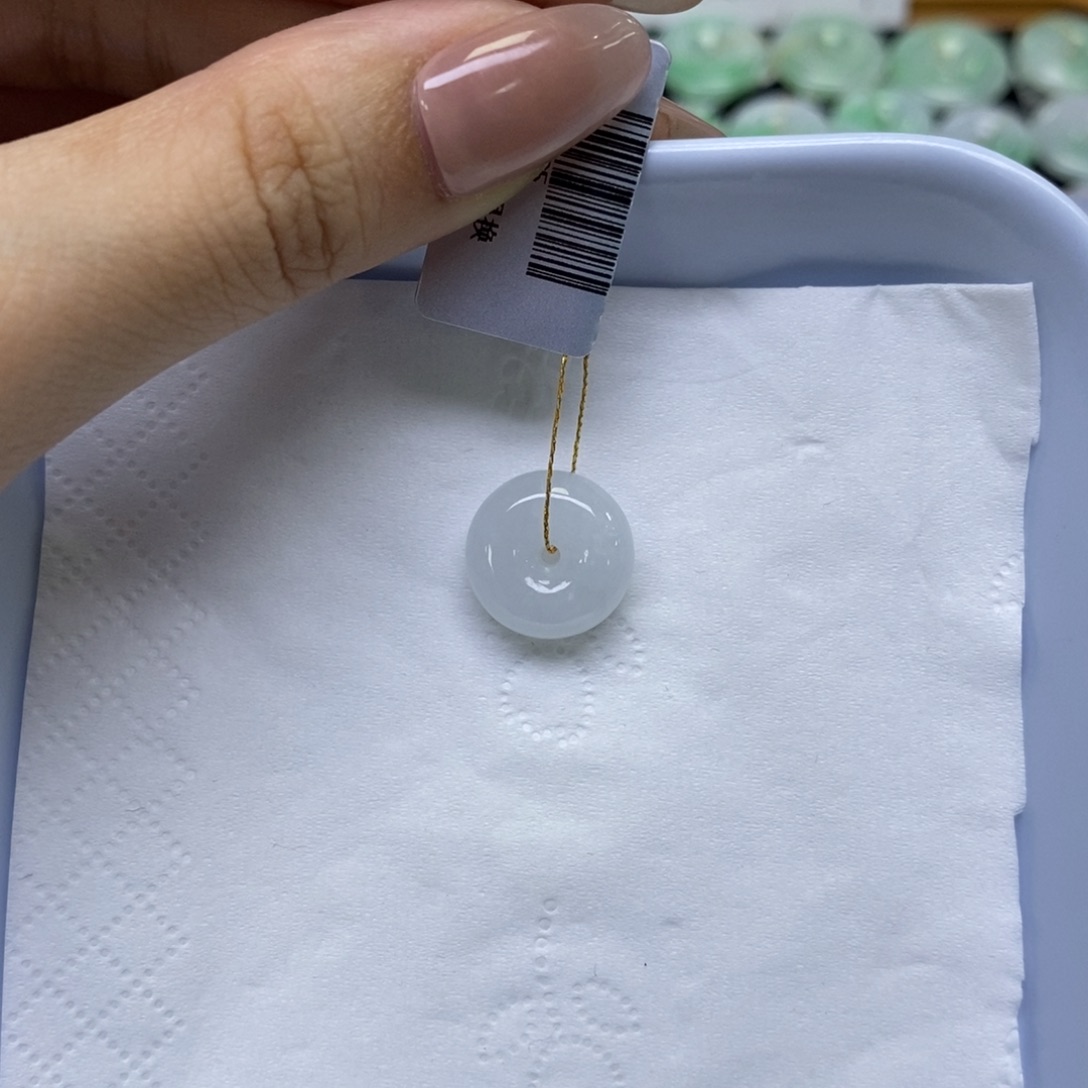 颈饰未镶嵌翡翠迷你平安扣