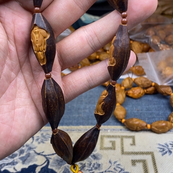 橄榄核手串/手链橄榄核雕工艺手串