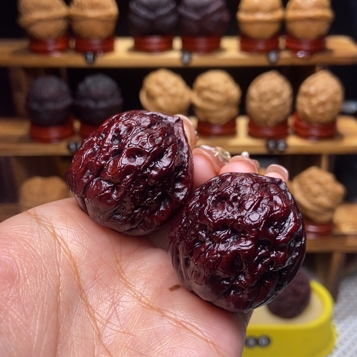 文玩核桃吊坠石斑虎34