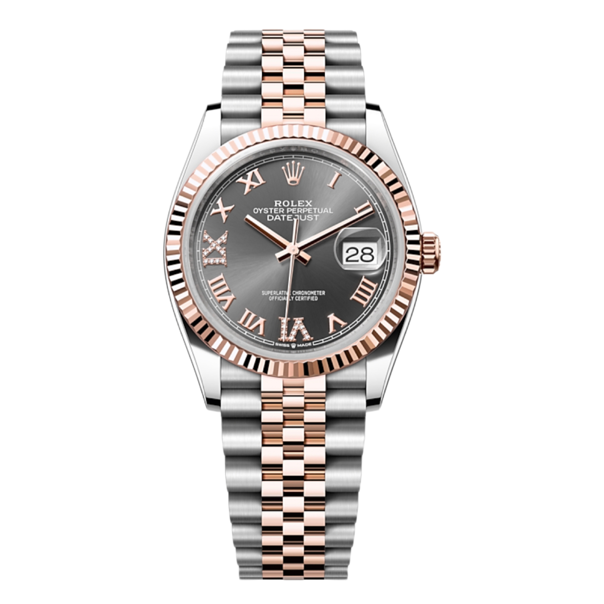 95新 Rolex/劳力士 20年全套/劳力士日志型126231灰罗马