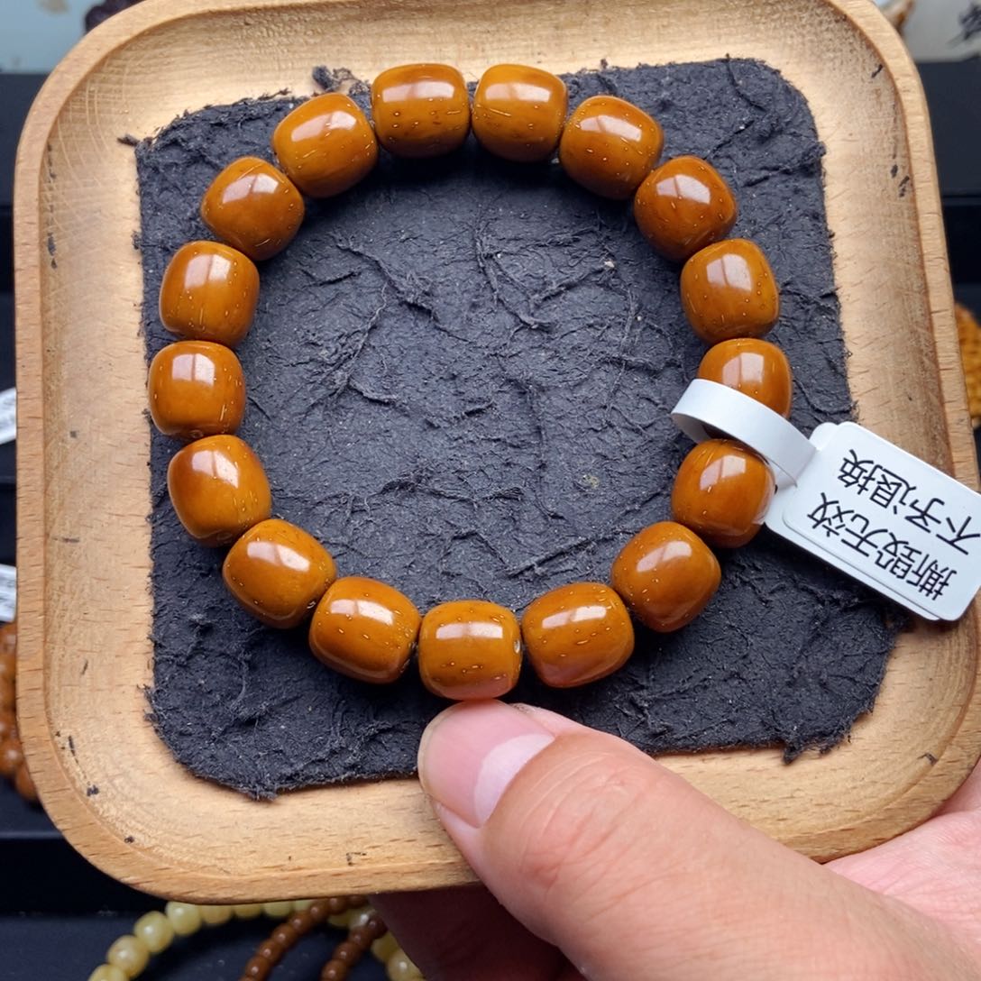 紫金鼠手串12.7mm精品黄金甲